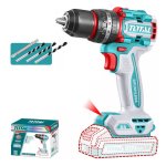 Total Tools Drill Impact Cordless Compact Brushless 20V With Accessories