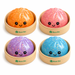 4 Piece Glitter Dumpling Squishy