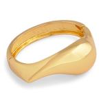 Teardrop Gold Bangle Bracelet