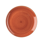 Churchill Spiced Orange Coupe Plate 21.7CM - Set Of 12 - 21.7 Cm