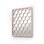 Honeycomb Rectangle Mirror