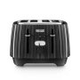 Delonghi Ballerina 4 Slice Toaster - Furnace Black CTD4003.BK