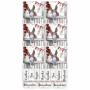 MINI Tear Resistant Deco Print Farm Animals +/-10CM