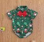 Forest Green Christmas Romper