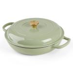 Sage Green Cast Iron Skillet 30CM