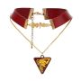 Gryffindor Triangle Pendant Choker Chain