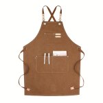 1PC Canvas Apron With Pockets Suitable For Coffee Shop Restaurant Waiters Suitable For Chefs Gardeners Cooks Bakers Florists And