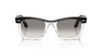 Wayfarer Sunglasses For Men In Black & Clear - Black