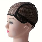 Black Mesh Wig Cap Net For Women: Versatile Hair Cover For Short Hair Wig Making Liner And Crochet Hook Wig Hair Cover - Gender