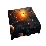 Space Three Square Tablecloth