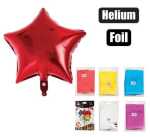 Balloons Helium Foil Star 1PC Ast F-01 Marketplace Brits Bros