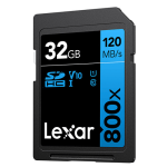 Lexar 32GB Professional 800X Uhs-i Sdhc sdxc Memory Card 120 Mb s – LSD0800P032GBNNNG