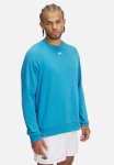 Under Armour Ua Rival Fleece Crew - Ether Blue & White