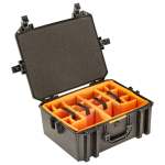 Pelican V550 Vault Equipment Case With Padded Dividers- VCV550-0040-BLK
