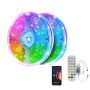 HBOWMDJIA RGB LED Strip Lights With App Control & 44-Key Remote - Easy Install Dimmable Color Changing Lighting For Bedroom Decor