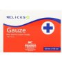 Clicks Gauze Non-sterile Cotton Swabs 100 Pieces