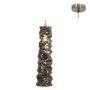 Eurolux - Pendant Chrome/smokey Grey Glass - 100MM