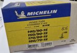 15" Michelin Bike Tube Bend Valve