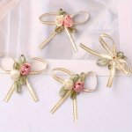 20PCS Classic Rose Bows - Diy Decorative Ribbon Bowties For Home Kitchen And Special Occasions - No Feathers No Batteries Suitab