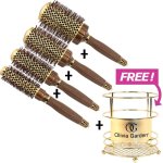 Olivia Garden Nanothermic Ceramic & Ion Powergrip Brush Special