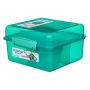 2L Lunch Cube Maxi With Yoghurt Pot - Teal