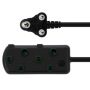 20M Sbs Extension Cable/cord/lead Multiplug - Light Duty - Black