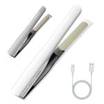 Cordless Hair Straightener And Curler 2 In 1FAST Heating Cordless Flat Iron Ultra-light Portable Straightener Design For On The