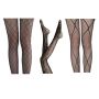 Fashion Goth Women's Stockings Hollow Lace Mesh - Diamond - Set Of 3