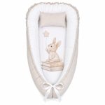 Beige Bear Fox And Bunny Elegant Baby Nest Pod Newborn Lounger