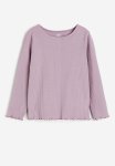 Long-sleeved Jersey Top - Purple