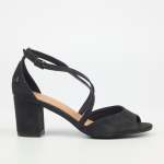 Heather 1 Heel - Black - Black 3