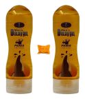Men's Delay Orange Gel X 2 & Compressed Towel