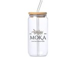 Okiyo Natsu Glass And Bamboo Tumbler And Straw – 500ML