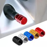 4 8PCS Automobile Tire Air Nozzle Cap Aluminum Alloy Car Air Nozzle Cap Valve Nozzle Cap Modified Valve Core Cover Motorcycle Va
