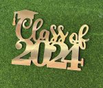 Cardstock Class Off Cake Topper