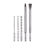 Metabo Drill Bit & Chisel Set Sds-plus 5 Piece