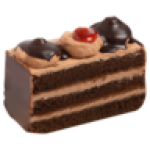 Chocolate Cake Slice Single