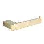 Trendy Taps Premium Quality Wall Mounted Brushed Gold Square Toilet Roll Holder