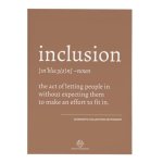Conscious Dictionary A4 Unframed Print Kindness