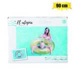 Inflatable Round Tube Glitter 91CM Astd Marketplace Brits Bros