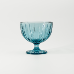 - Hand Pressed Ice-cream Bowl Set Of 4 Choose From 3 Colours - Blue