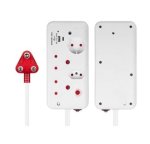 4WAY With 1XTYPE C+1XUSB 2.4A Socket Medium Surge Protected - 0.5M