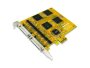 Sunix 16-PORT RS-232 High Speed PCI Express Serial Board Add On Card