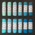 Soft Pastel - Set Of 12 - Ocean Blues