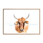 Nguni Ligt Tan II Art Print - A3