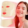 Red Light Therapy For Face LED Light Therapy Mask Skin Care Mask & Neck LED Red & Nir Light Therapy Wavelength For Home Use