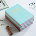 1 A5 Format Thin Book With 64 Pages And 128 Pages 2025 Weekly Calendar 64 Pages And 128 Pages Thin Faux Leather Weekly Calendar