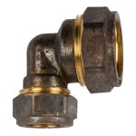 Compression Brass Elbow 90D Cxc 22MMX15MM Sabs Livestainable
