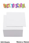 500 Sheet Cube Paper Refill 76MM X 76MM