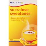 Clicks Sucralose Sweetener 100 Sachets